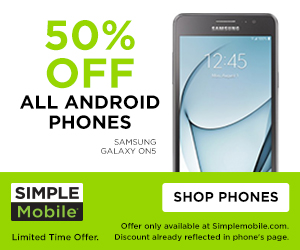 Tracfone Wireless Coverage Map - Simple Mobile 50 Android Phone 300x250