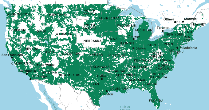 T-Mobile Coverage Map